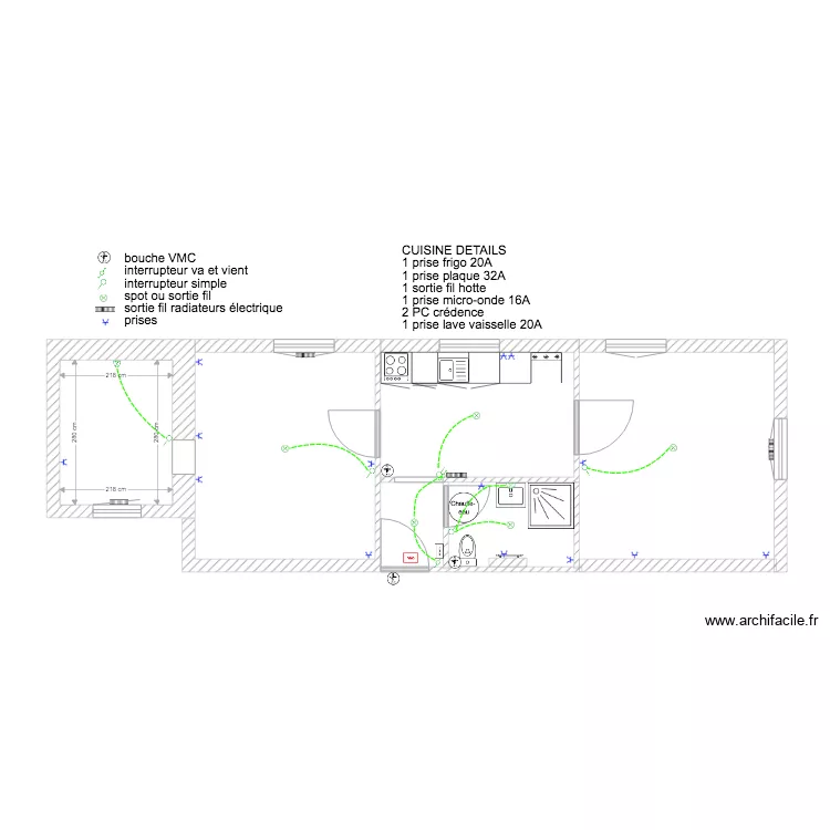 Villeurbanne LOG5 electricité. Plan de Villeurbanne LOG5 electricité. Plan de