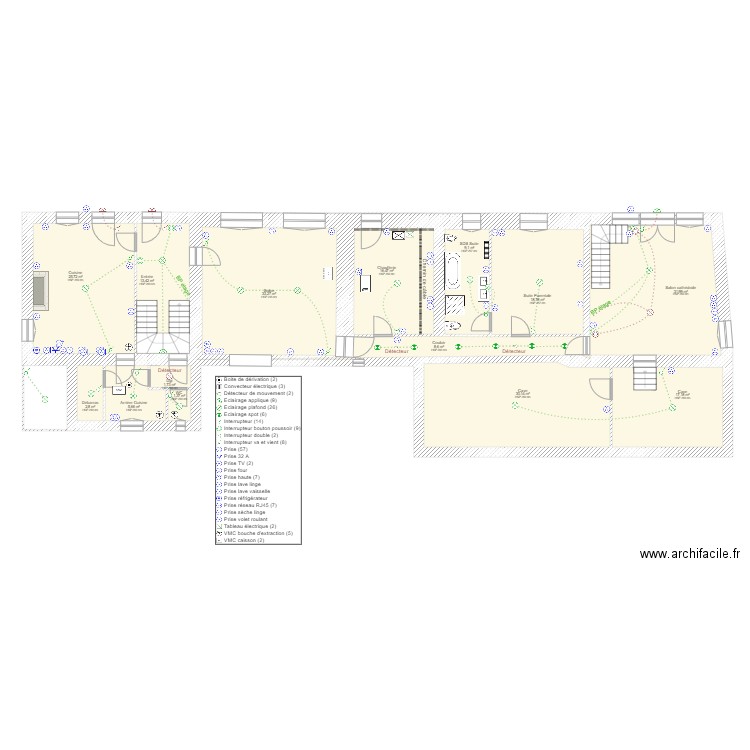 Electricité Remy V1. Plan de 0 pièce et 0 m2