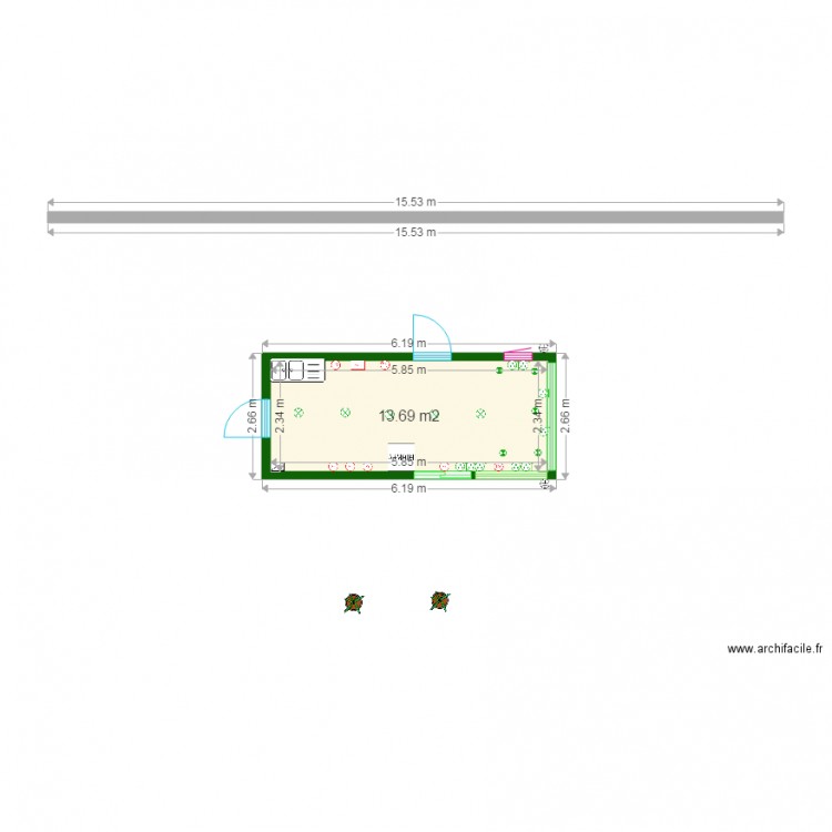 CONTAINER TECHNIQUE. Plan de 0 pièce et 0 m2