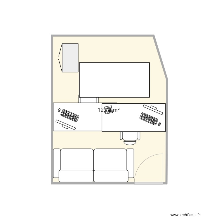 Bureau 29 JJB. Plan de 0 pièce et 0 m2