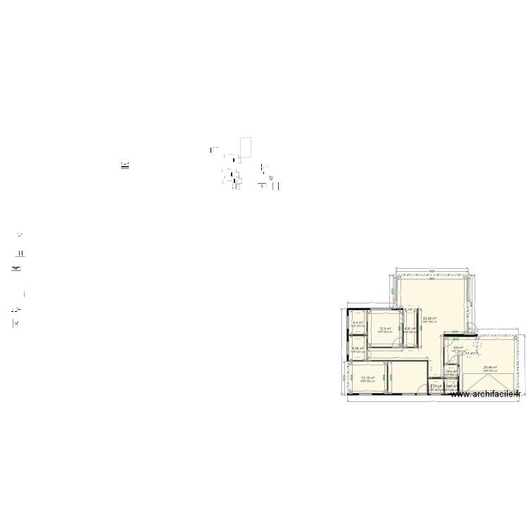 plant maison tôt. Plan de 0 pièce et 0 m2