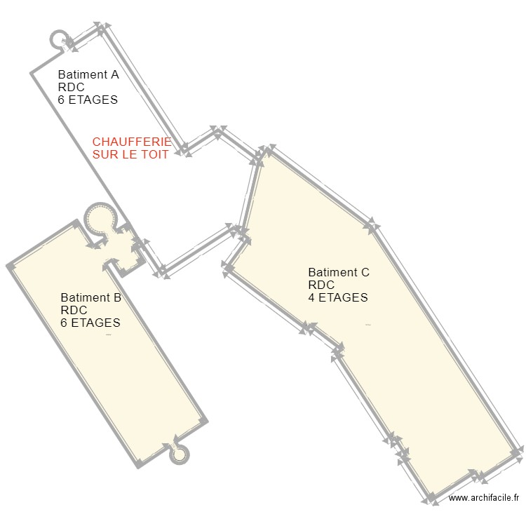 ADEF COIGNIERES. Plan de 2 pièces et 1140 m2