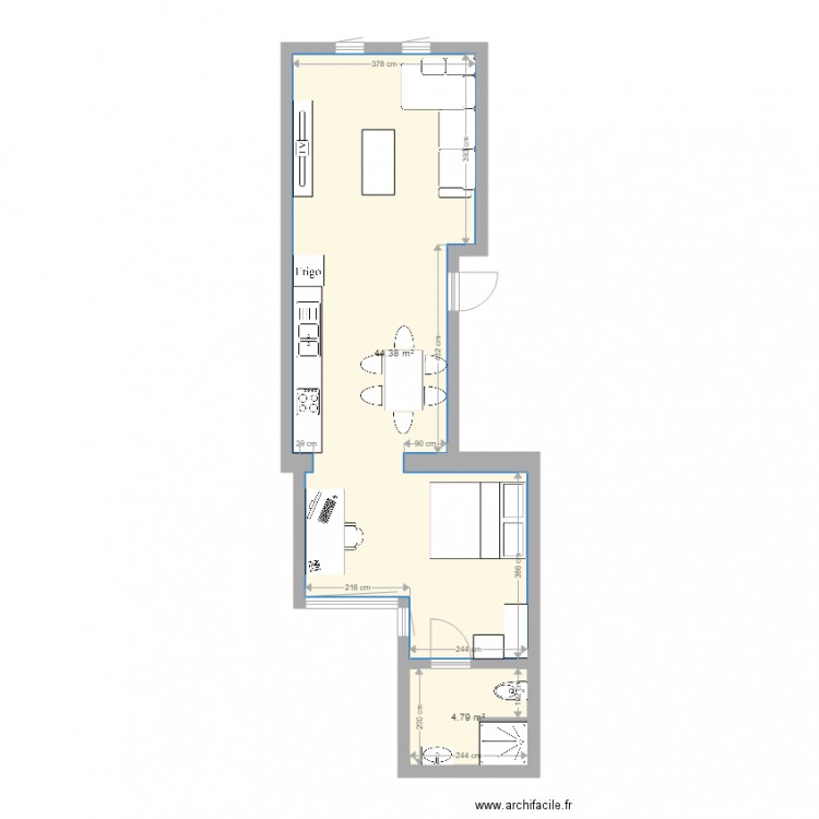 rez 81 v2. Plan de 0 pièce et 0 m2
