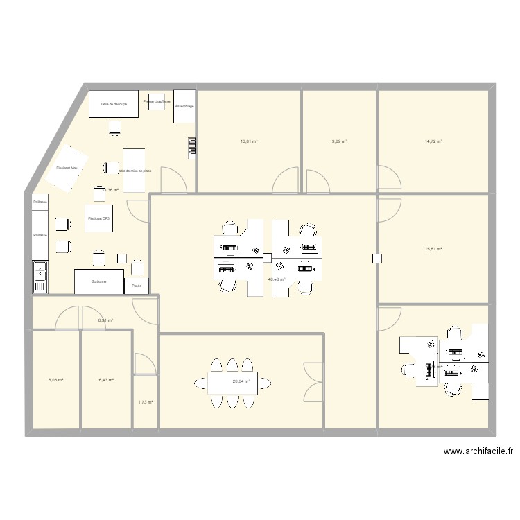 Hynology-Claix 3. Plan de 12 pièces et 193 m2