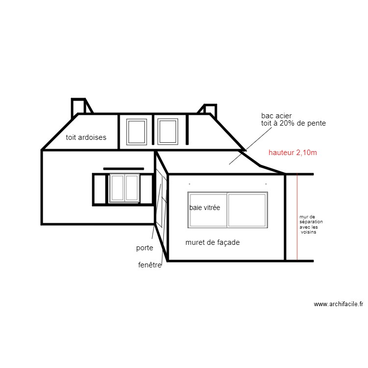 facadefutur4. Plan de 0 pièce et 0 m2