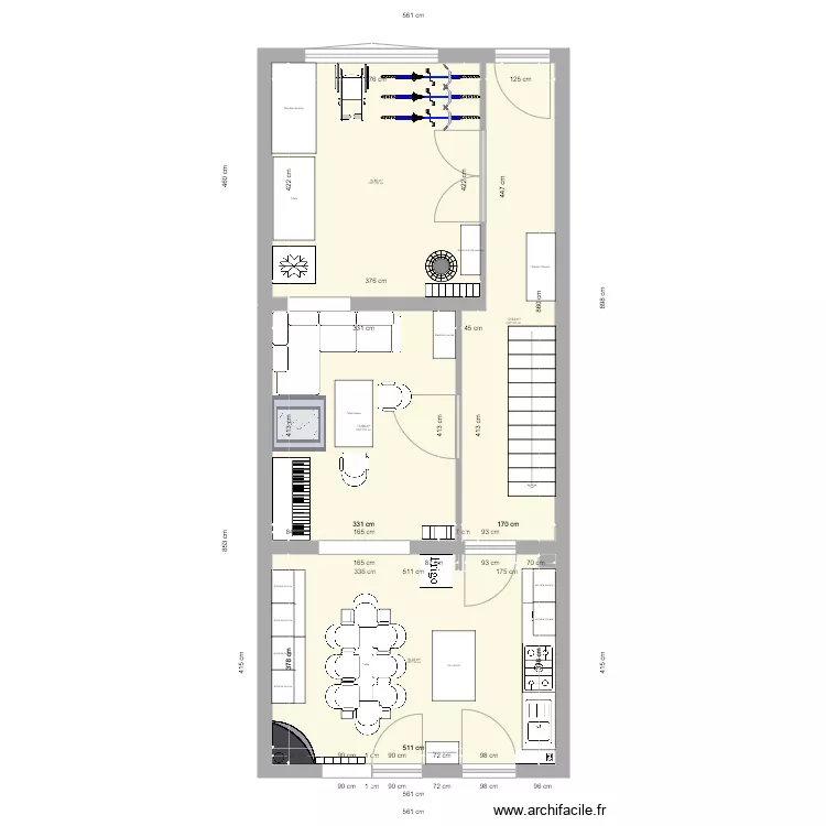 Anderlecht RDC projet&eacute;. Plan de 