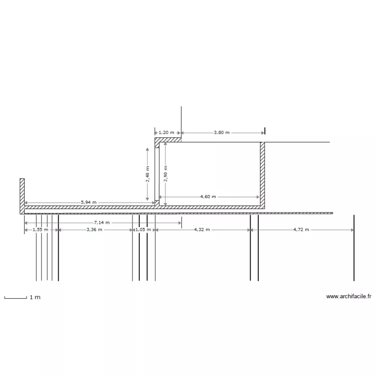 garage. Plan de 