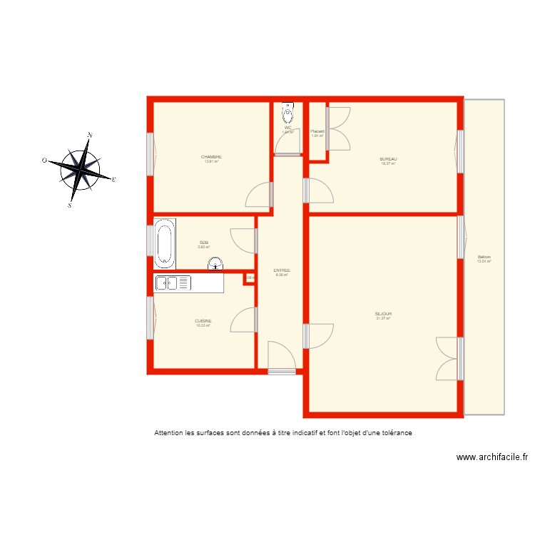 BI 3417 non côté. Plan de 0 pièce et 0 m2