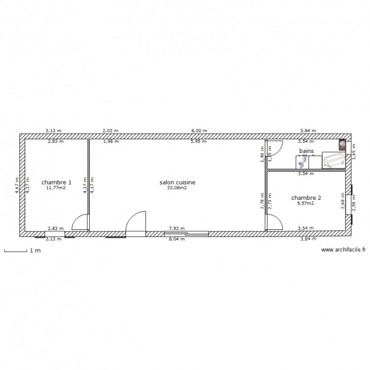 maison Mickael. Plan de 0 pièce et 0 m2