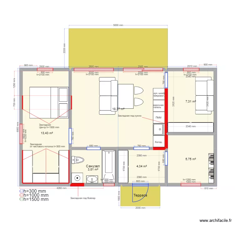 60 2.2 Остров. Plan de 
