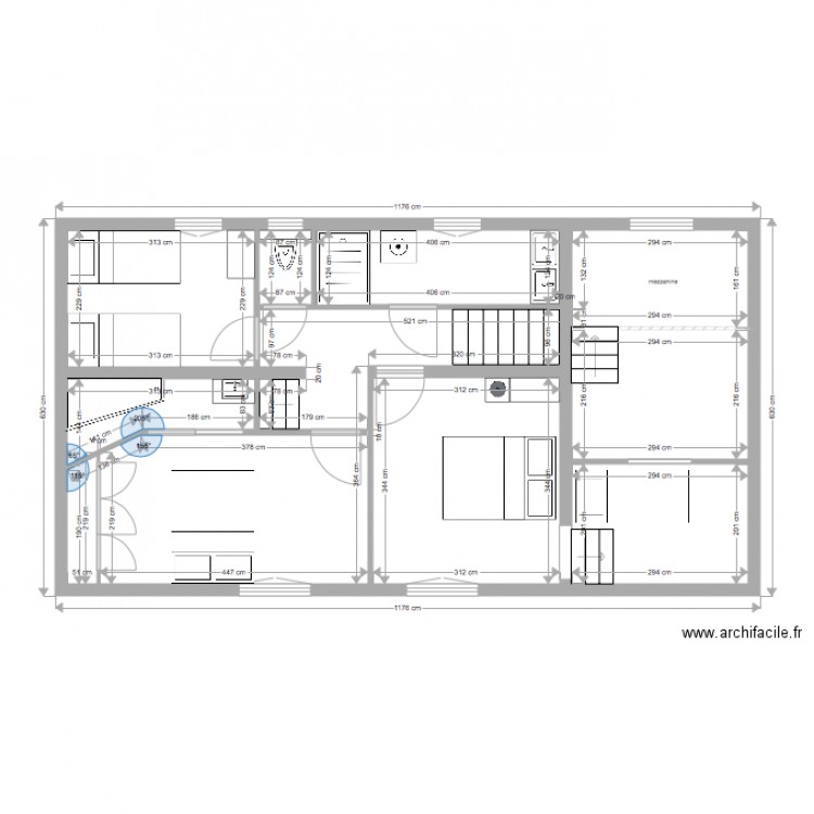 MANZI projet 3. Plan de 0 pièce et 0 m2