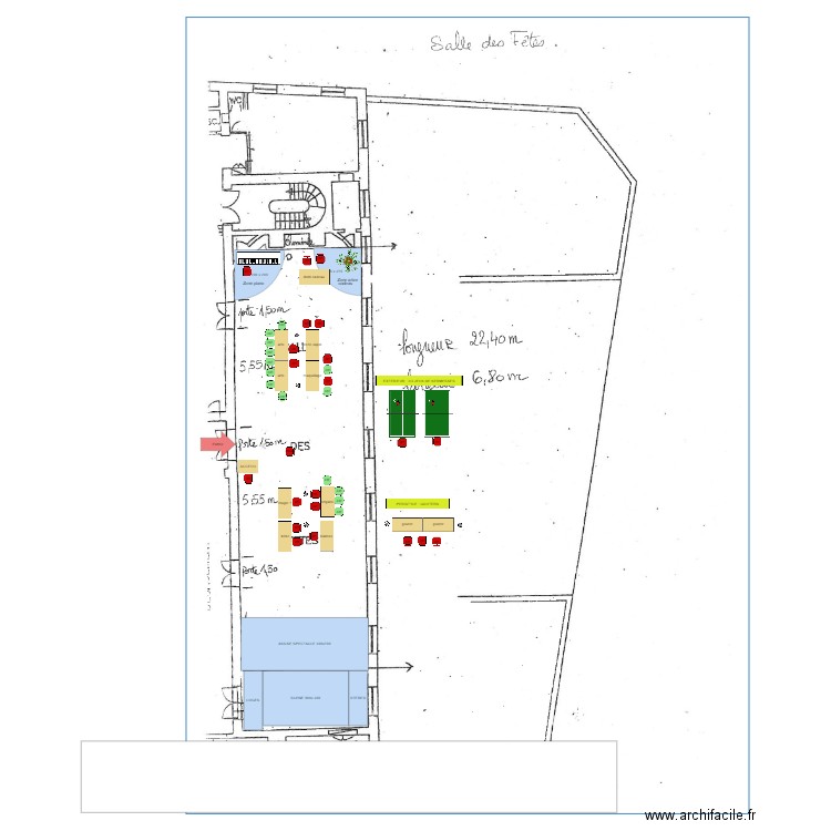 Plan activites centre. Plan de 0 pièce et 0 m2