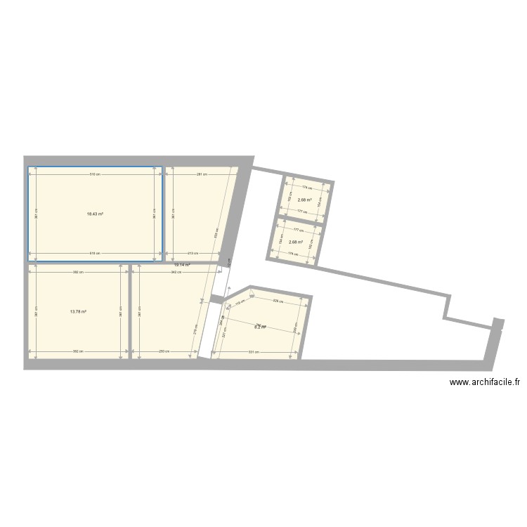 Grenier cabinet medical. Plan de 0 pièce et 0 m2