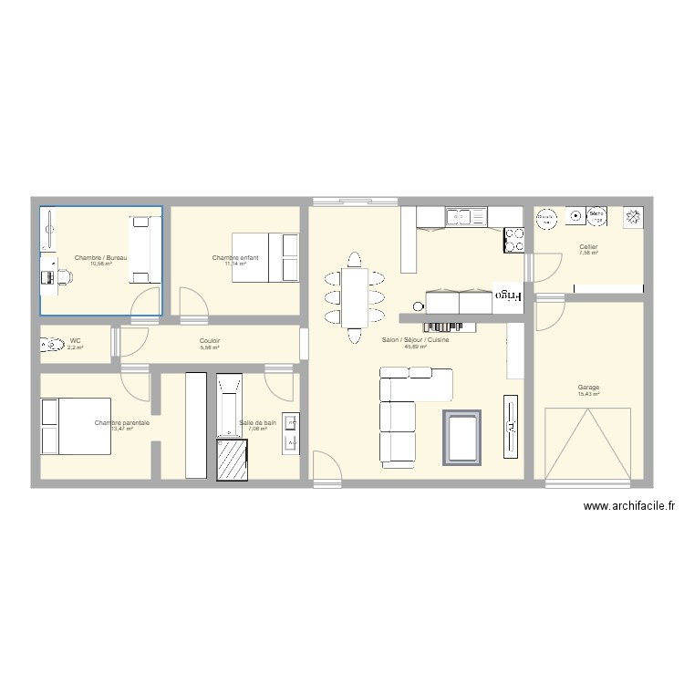 Maison Surimeau. Plan de 0 pièce et 0 m2