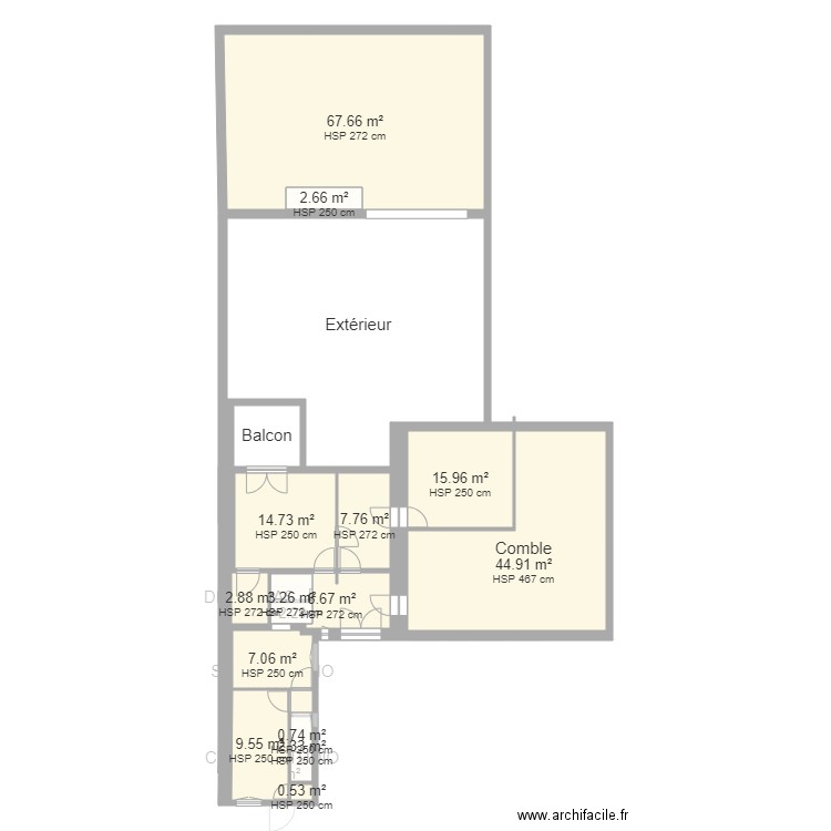 PLAN FIERFORT. Plan de 0 pièce et 0 m2