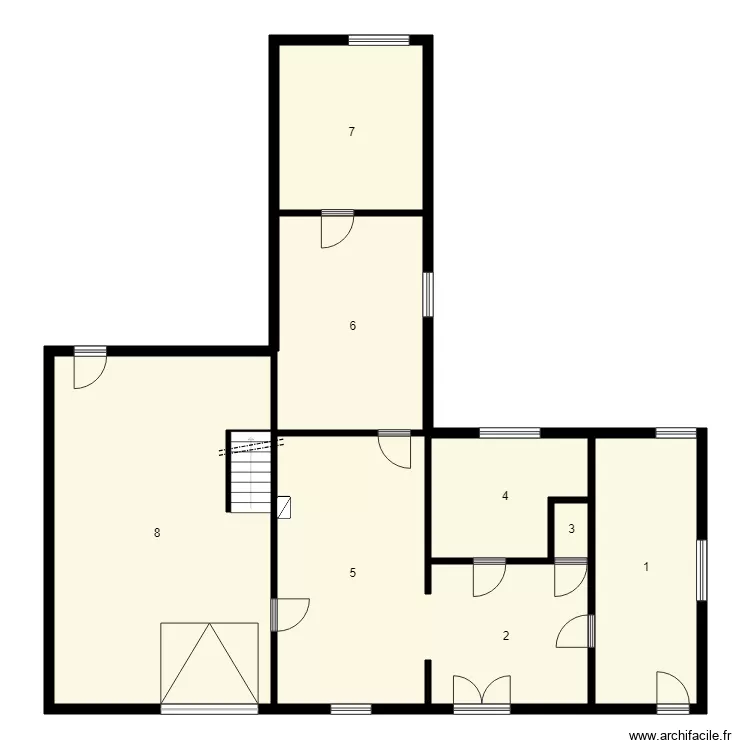 185059 Succession BERTRAND. Plan de 