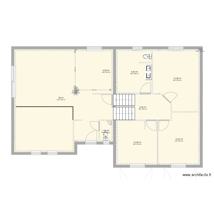 VS et Garage. Plan de 0 pièce et 0 m2