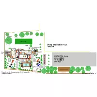 plan masse rez de chauss&eacute;e terrasses piscine version2 fronton priv&eacute;