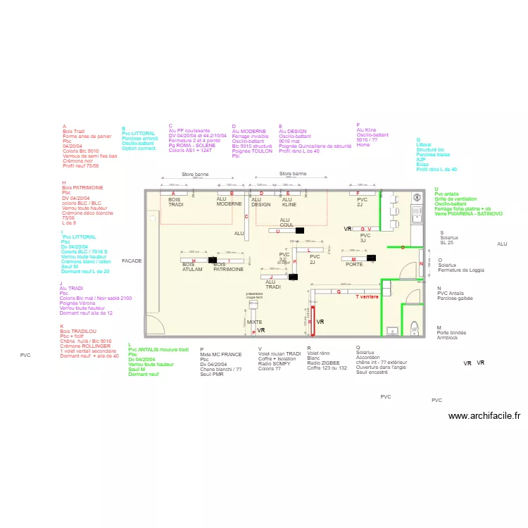 Boulogne fenetres variante POSITIONNEMENT. Plan de Boulogne fenetres variante POSITIONNEMENT. Plan de