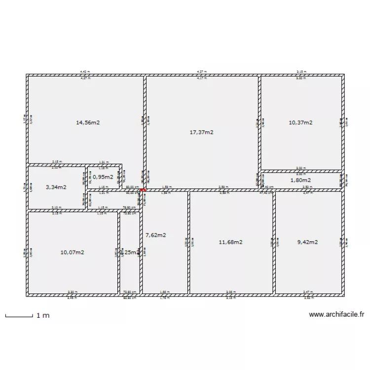 vulaine séjour et ch2 SB CH2 Cuisine essai 1. Plan de vulaine séjour et ch2 SB CH2 Cuisine essai 1. Plan de