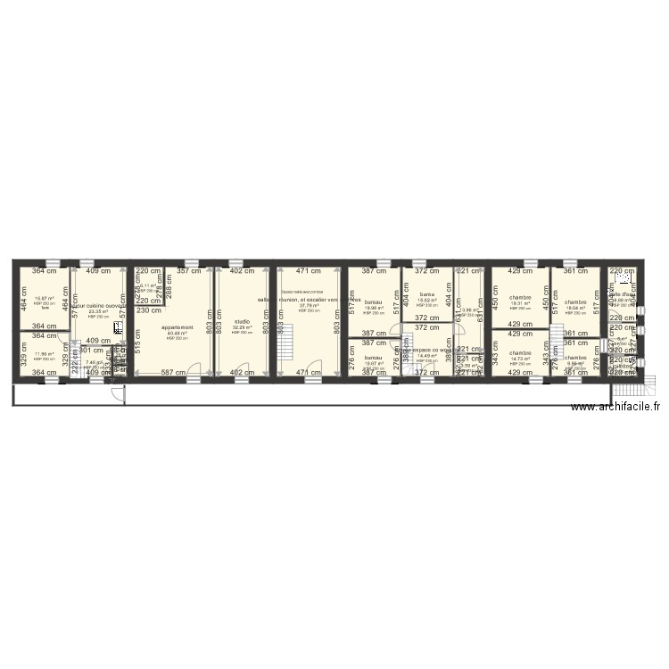 étage mairie sbg. Plan de 0 pièce et 0 m2