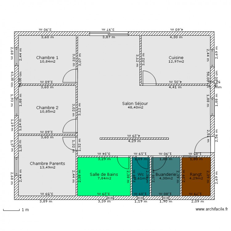 Modele Virginie. Plan de 0 pièce et 0 m2