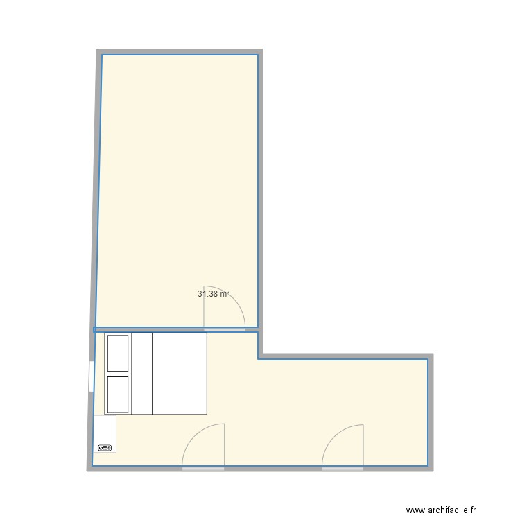 garage. Plan de 0 pièce et 0 m2