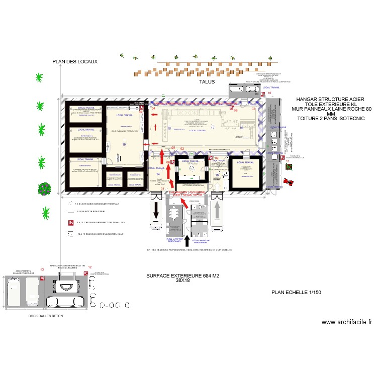 UCFL BOURAIL CHEMINEMENT PERSONNEL HYGIENE. Plan de 0 pièce et 0 m2