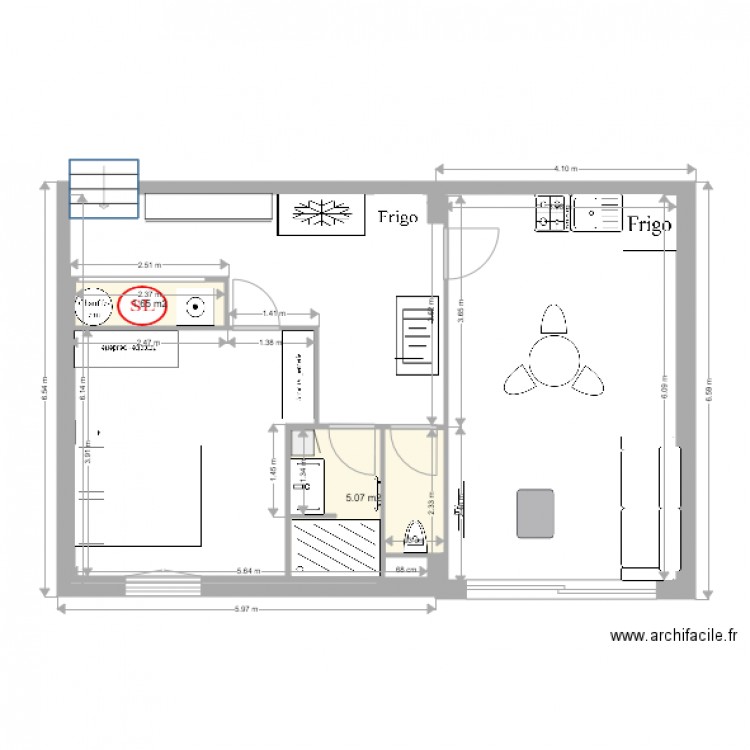 garage maison. Plan de 0 pièce et 0 m2