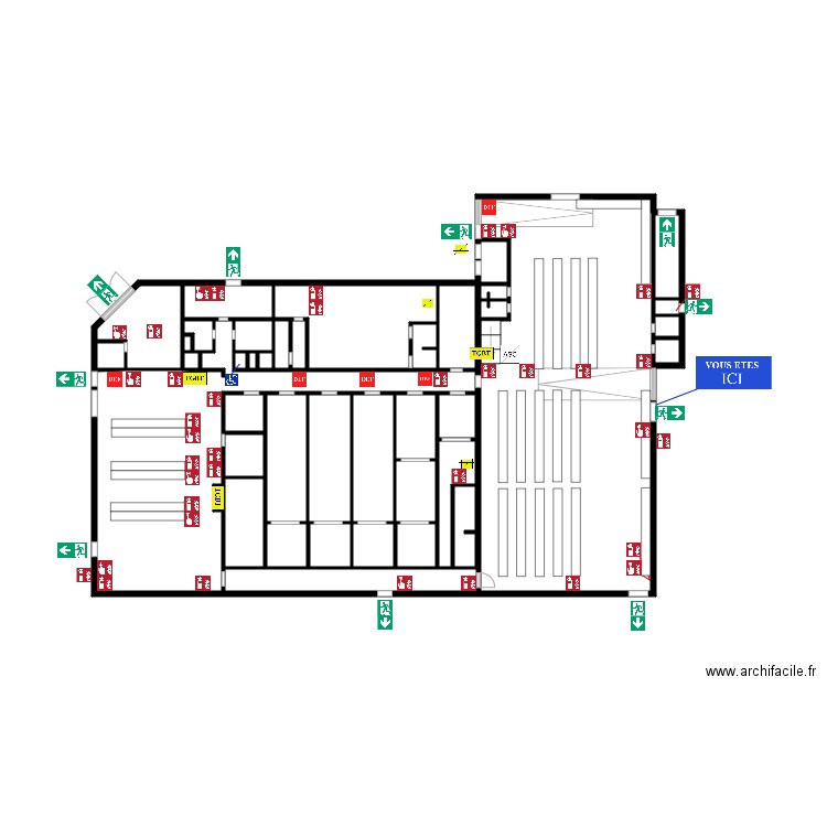 QUAI SUD 3  sortie palettes. Plan de 0 pièce et 0 m2