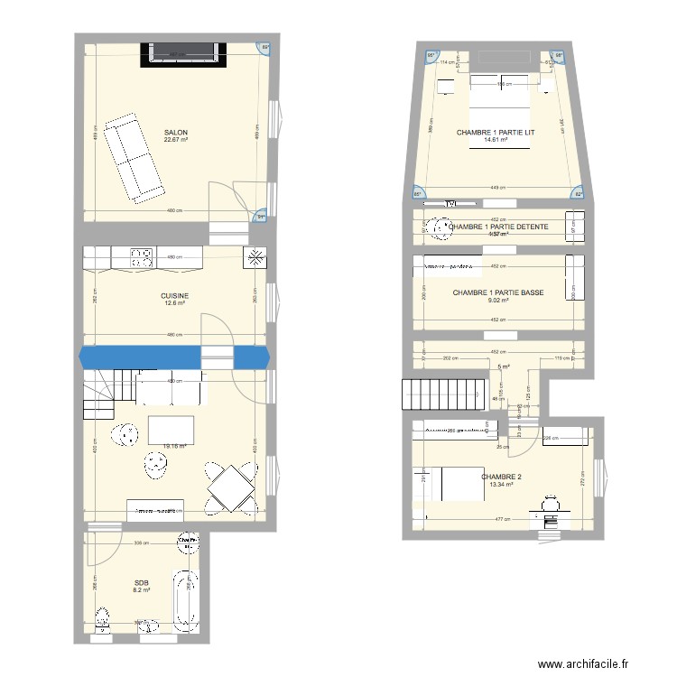 CHAMBORS. Plan de 0 pièce et 0 m2