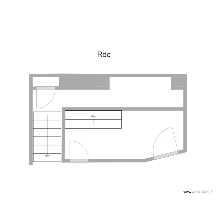 villa d auteuil rdc. Plan de 