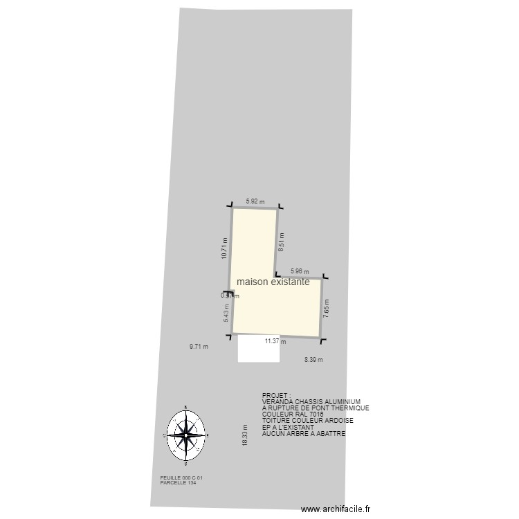 GUIMARD. Plan de 0 pièce et 0 m2