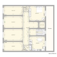 Plan définitif avec cotation Appartement 1er étage 