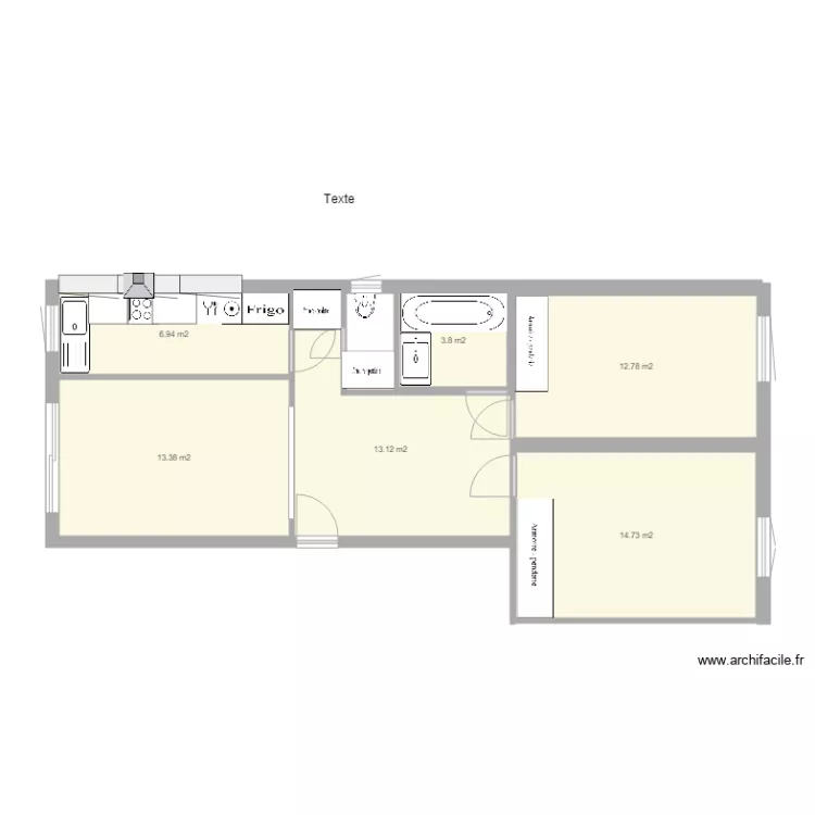 chatenay malabry romain charlotte v1. Plan de 