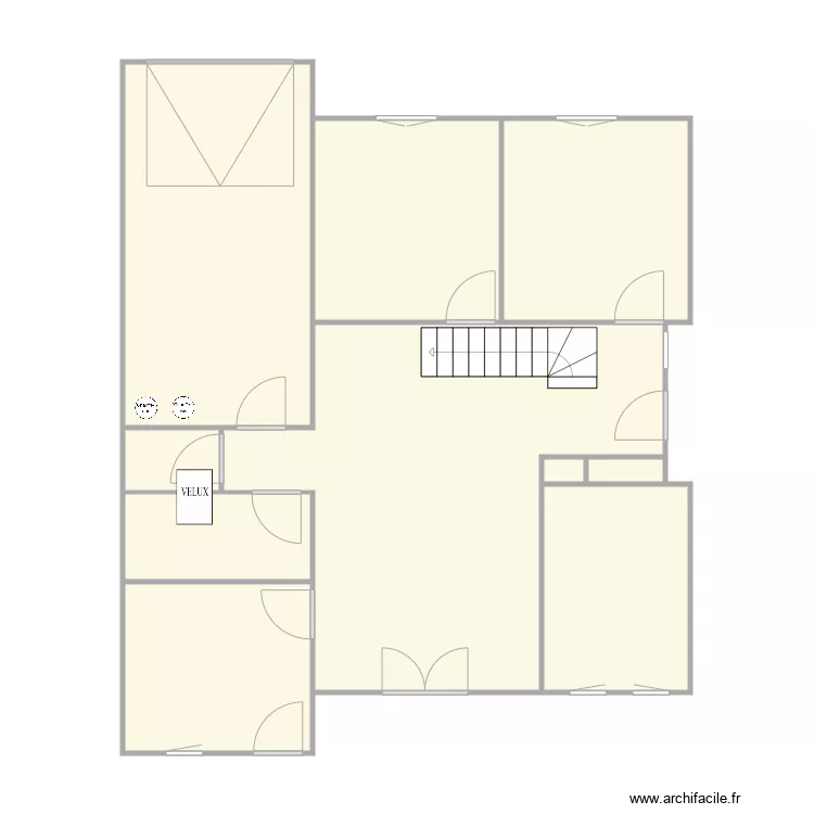 JACQUELIN 1224. Plan de 