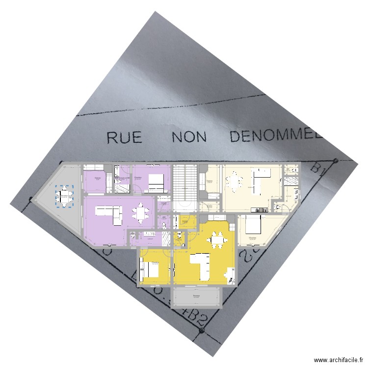 triangle V2. Plan de 0 pièce et 0 m2