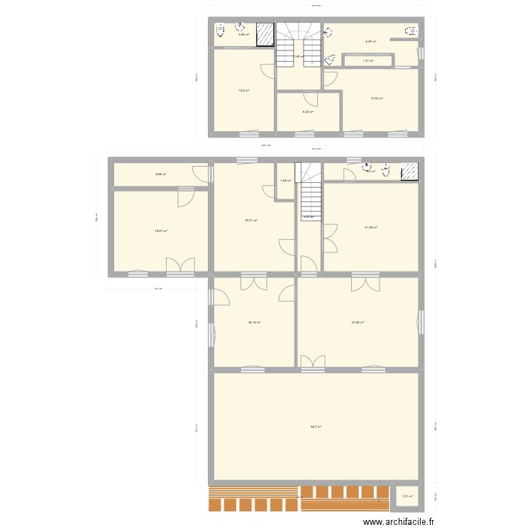 Maison avant. Plan de 0 pièce et 0 m2