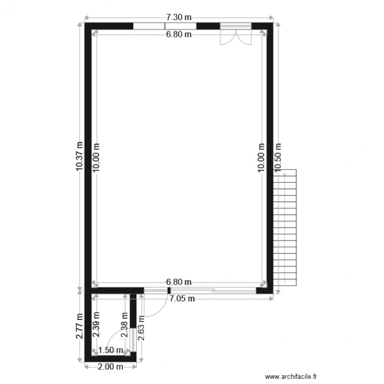 PLAN RDC BT A. Plan de 0 pièce et 0 m2