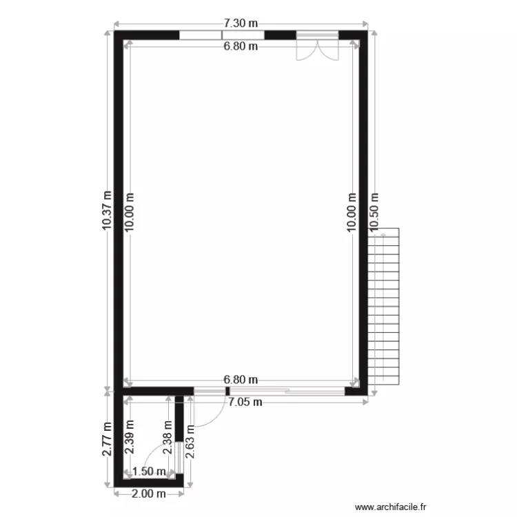 PLAN RDC BT A. Plan de PLAN RDC BT A. Plan de