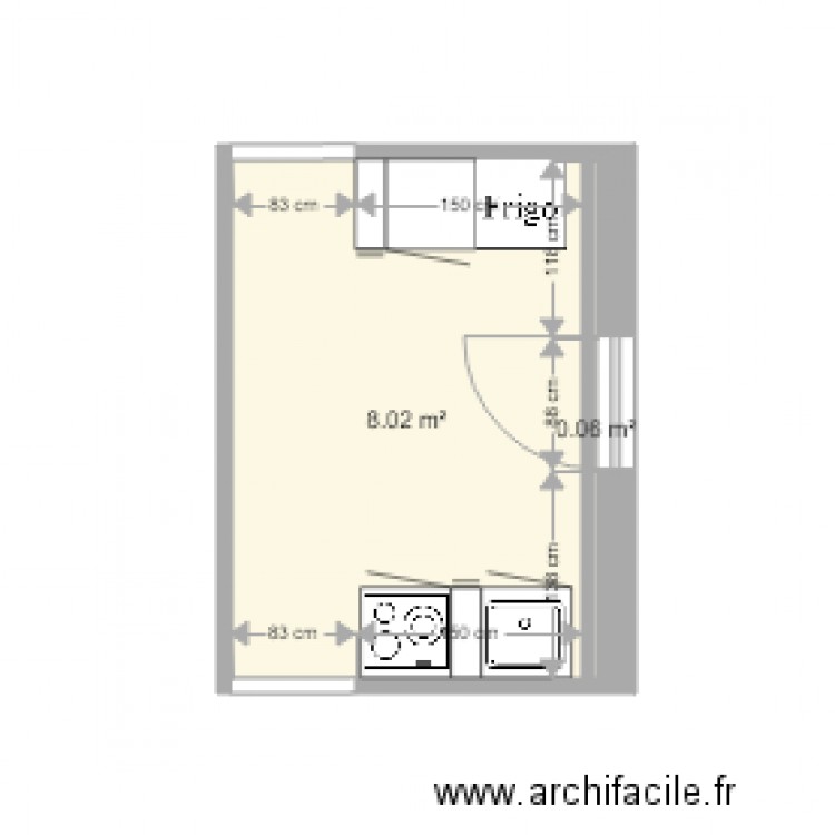 kuchnia 02. Plan de 0 pièce et 0 m2