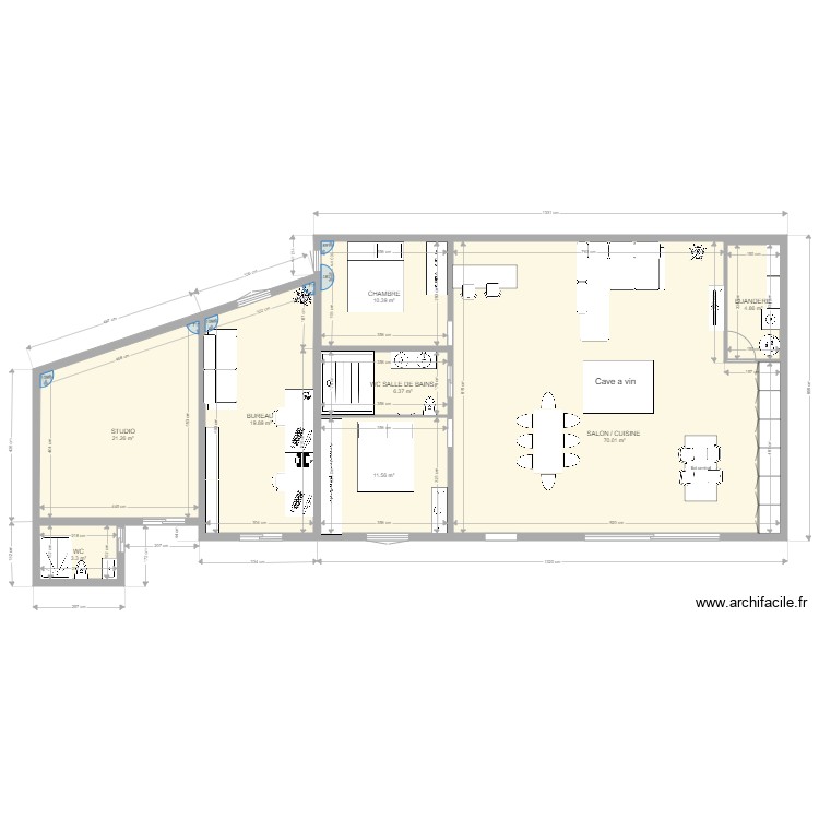 Projet Maison PERSO. Plan de 0 pièce et 0 m2