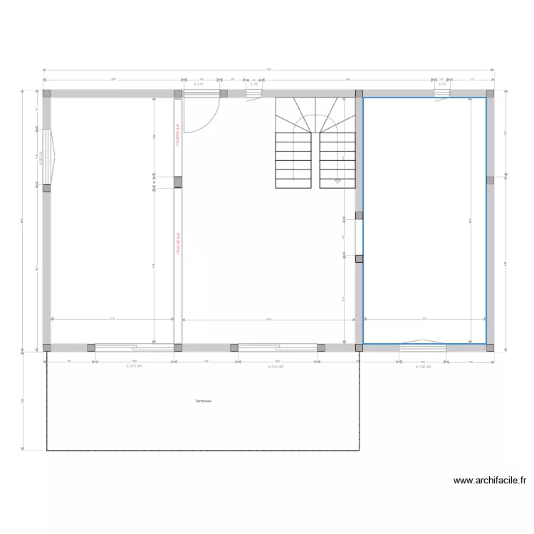 CLEMENT RDC MURS. Plan de 