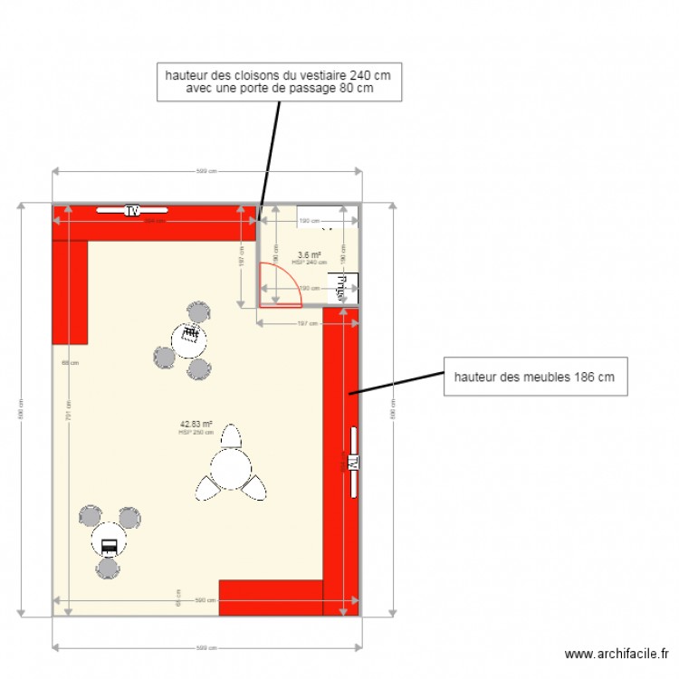 salon. Plan de 0 pièce et 0 m2