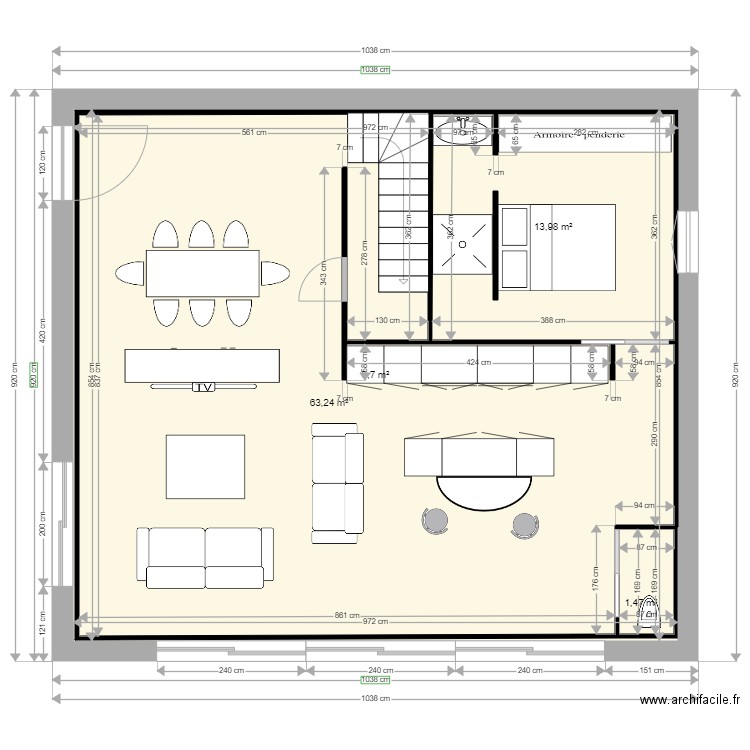 woody 13. Plan de 0 pièce et 0 m2