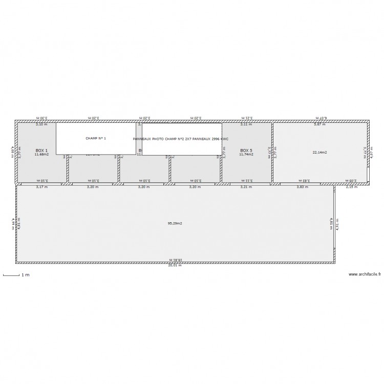 LOT 6 GARAGES. Plan de 0 pièce et 0 m2