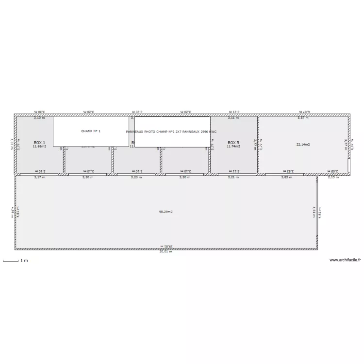 LOT 6 GARAGES. Plan de 