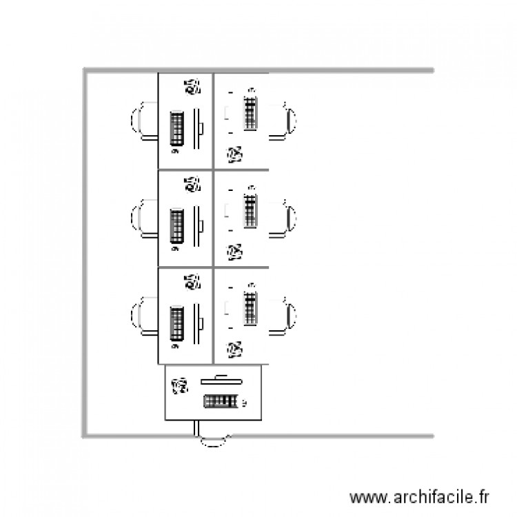 Desk BI RO V2 Bur 140cm. Plan de 0 pièce et 0 m2