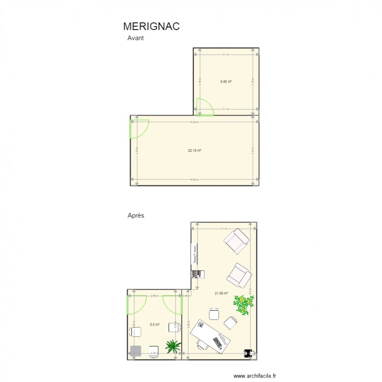 MERIGNAC. Plan de 0 pièce et 0 m2