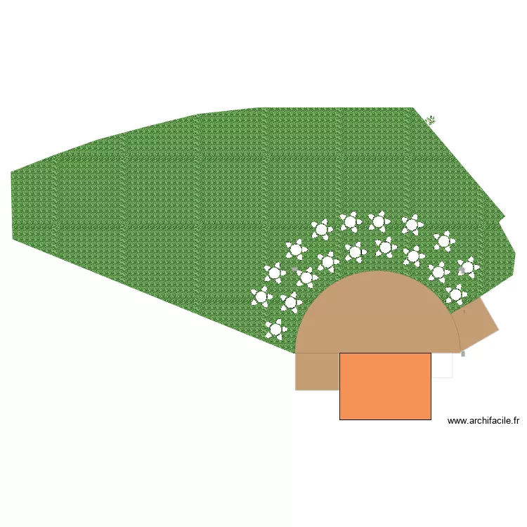 Jardin. Plan de 